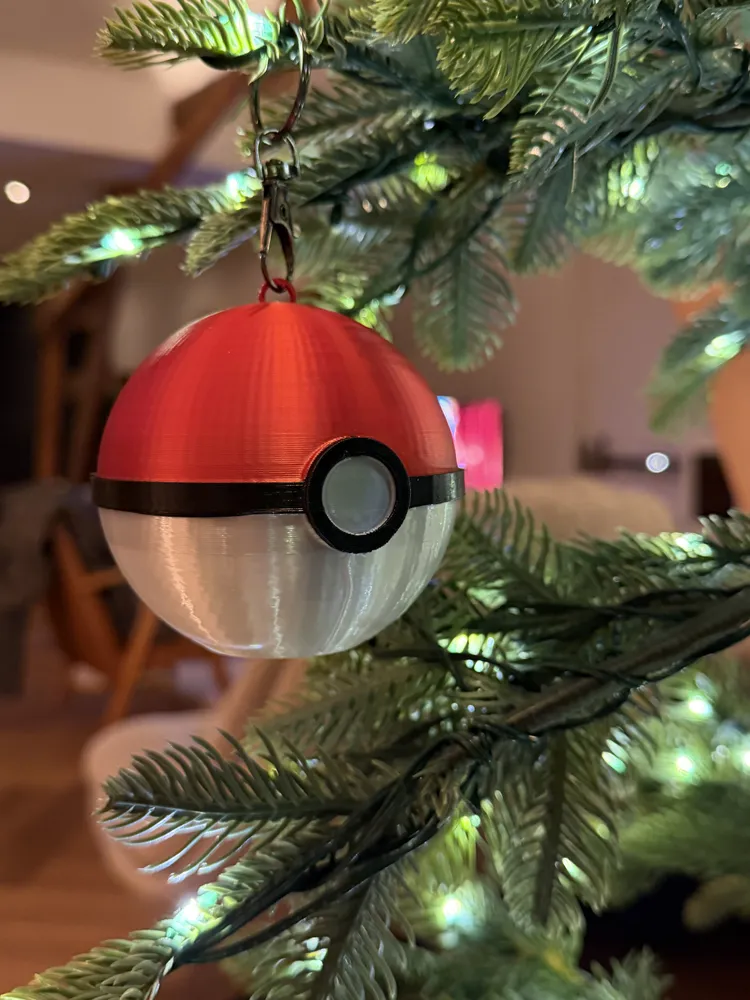 Pokémon Christmas Bauble - Free 3D Print Model - MakerWorld