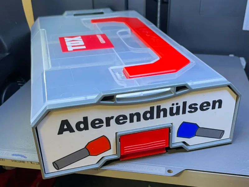 L-Boxx/mini Lable Beschriftungsfeld Aderendhülsen