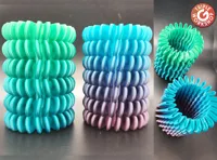 Vase spirale façon fil torsadé — photo 1