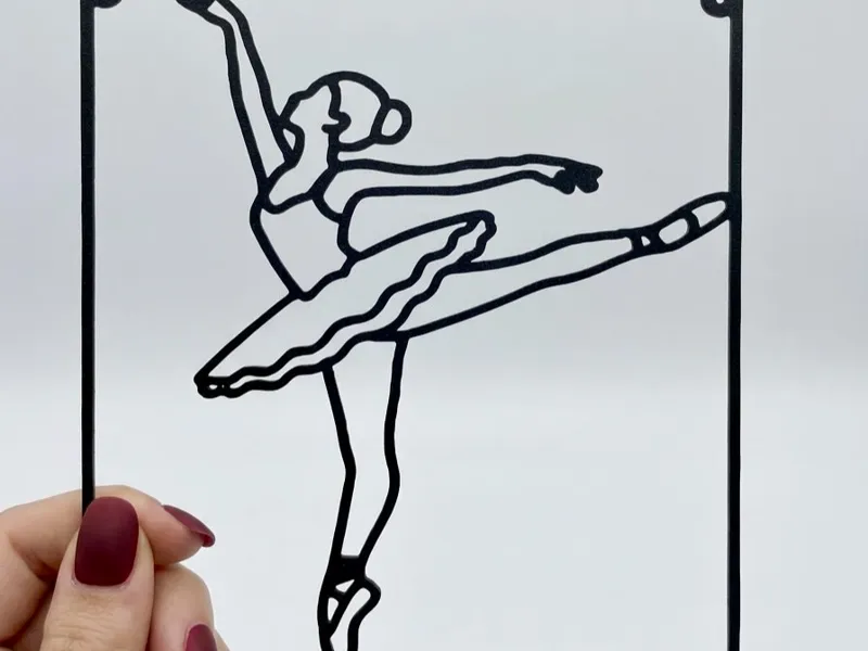Ballerina danza classica Line art - framework