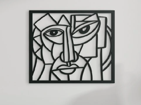 Old Man 3D Wall Art