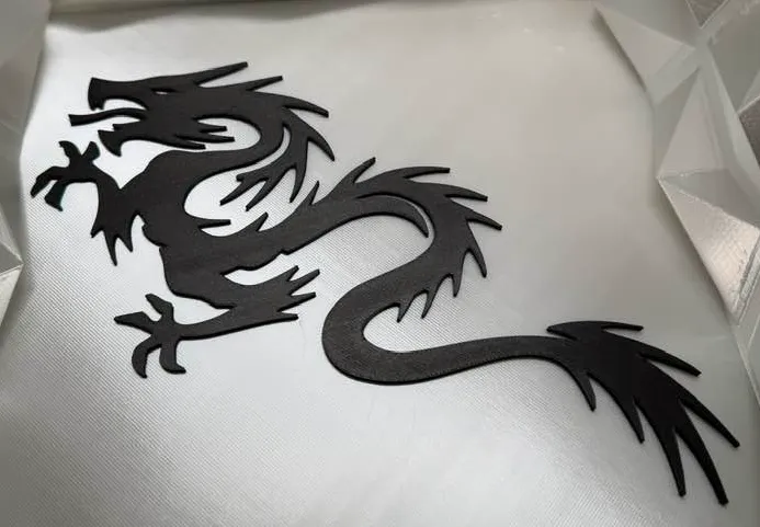 Tribal Dragon Silhouette