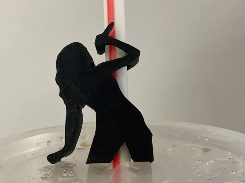 Taylor Swift Straw topper