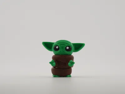 Flexi Grogu Baby Yoda Articulated Fidget Desk Pet