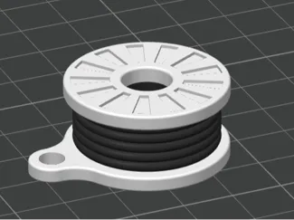 Filament keychain (Dual color)