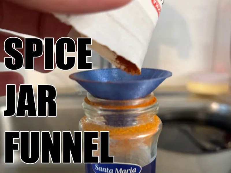 Spice Jar Funnel - Spice Funnel - Funnel