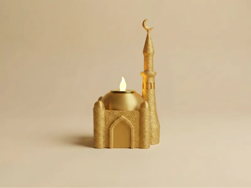 Elegant Mosque Lantern - Ramadan Decoration