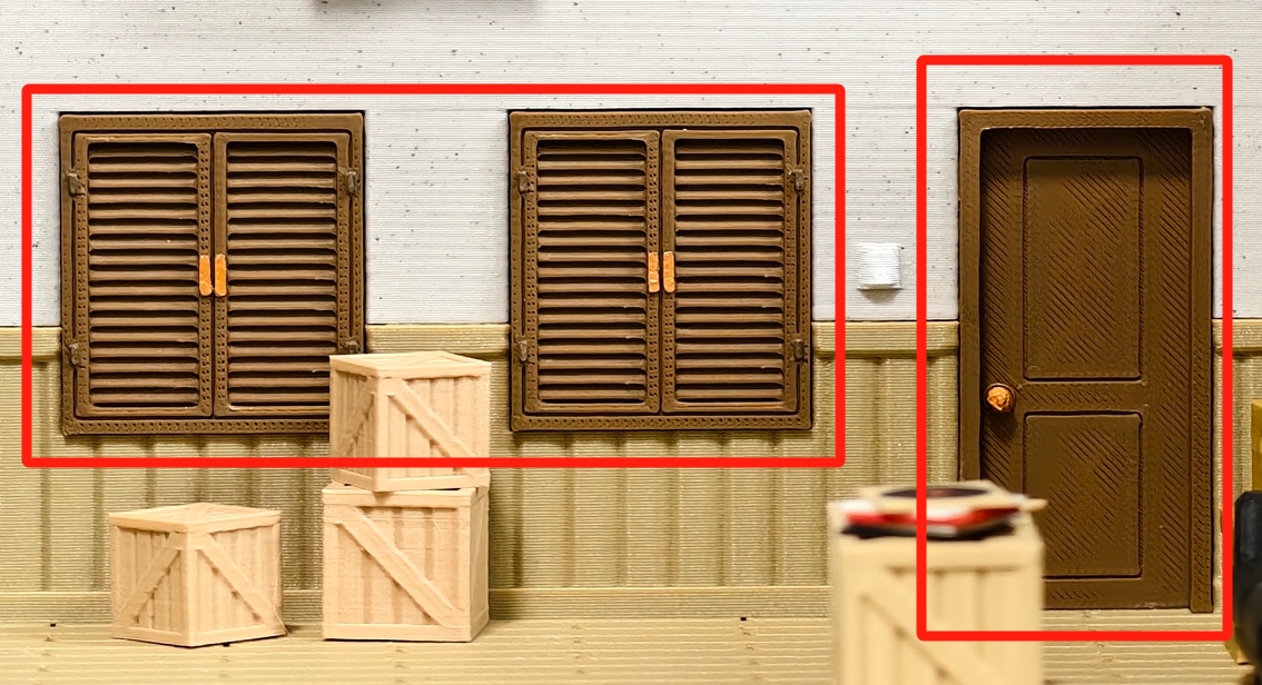 Miniatura 3 do modelo 3D 【十厘米】1/64场景：收藏车库