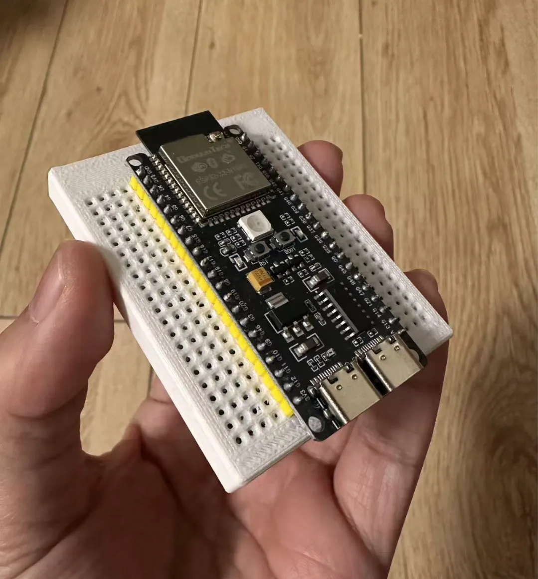 ESP32-S3 Tiny Breadboard 面包板 - Free 3D Print Model - MakerWorld
