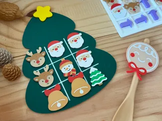 Christmas Tic-Tac-Toe Game