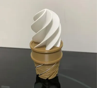 Spiral Egg Roll Ice Cream