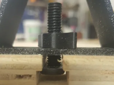 Nut and bolt for clamp support