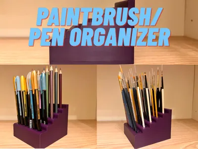 Paintbrush/Pen Organizer