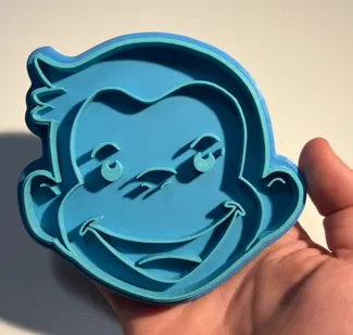 Curious George cookie cutter