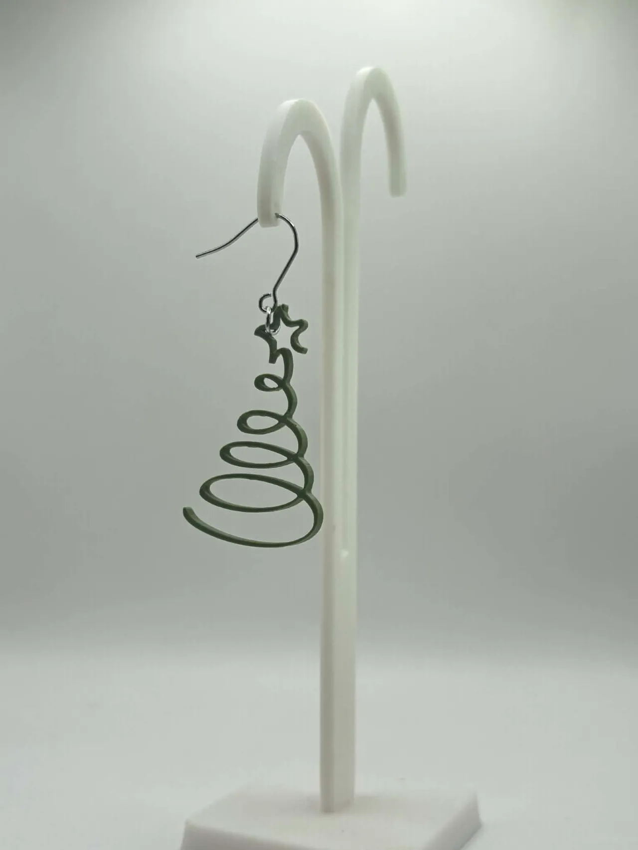 Christmas Tree Earrings view 2