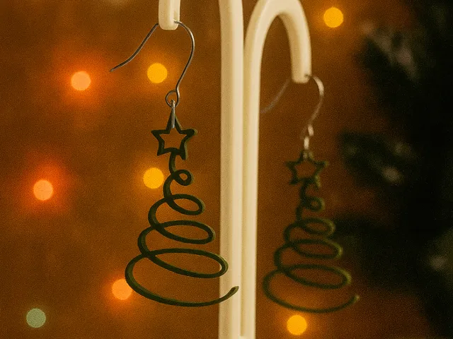 Christmas Tree Earrings