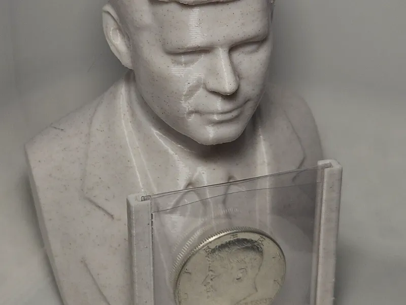 Kennedy Bust Flip Holder