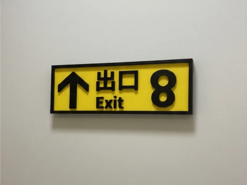 Exit 8: (Upside-Down "8" Anomaly)