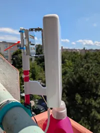 Straight mount for 14mm pole