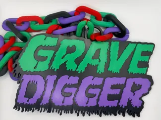 GRAVE DIGGER HYPE CHAIN MONSTER JAM