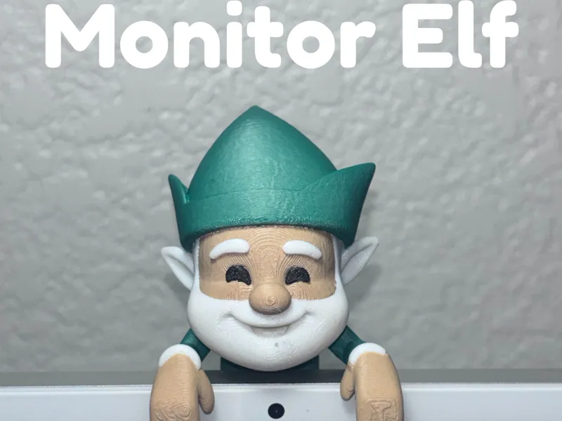 Elf on the shelf/monitor