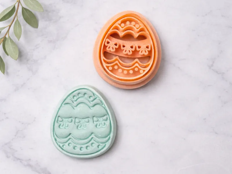 Easter Egg Polymer Clay Cutter