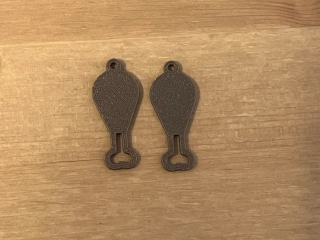 chicken earrings