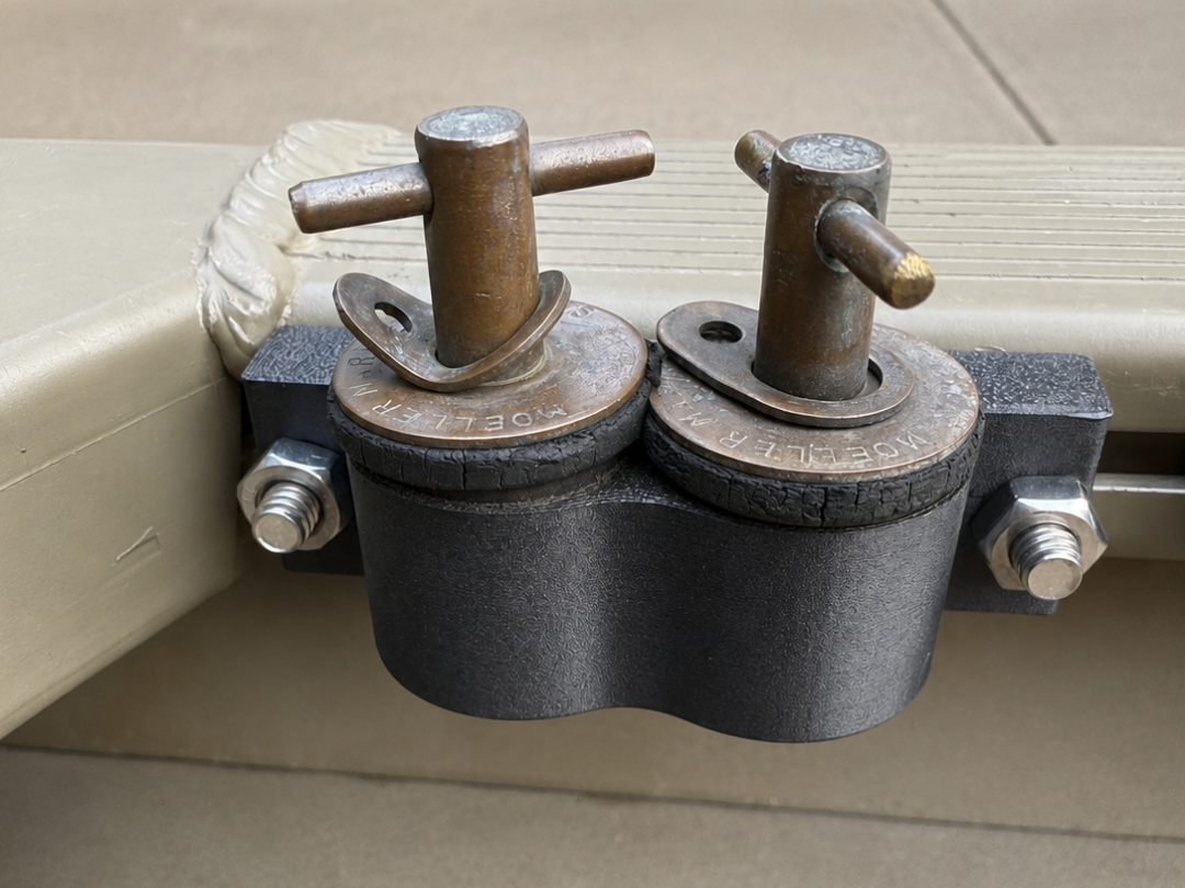 Boat Drain Plug Holder - 90 Degree Track System