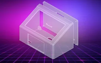 Case for RP Touch Display 2 & Adafruit Printer