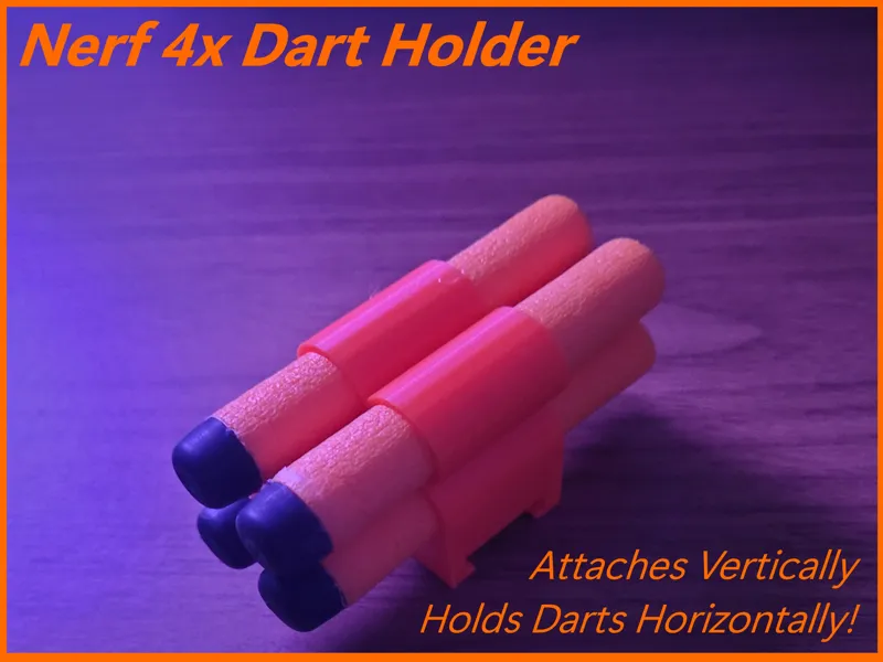 Nerf 4x Dart Holder Model