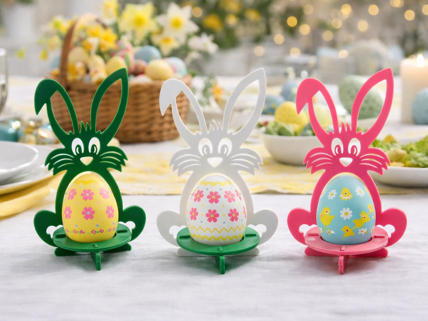 Cute Bunny Egg Holder – Easter Decor