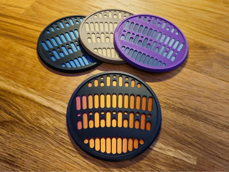 Coaster Star Wars Carbon Chamber Imperial Design