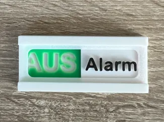 Schiebeschild Alarmanlage