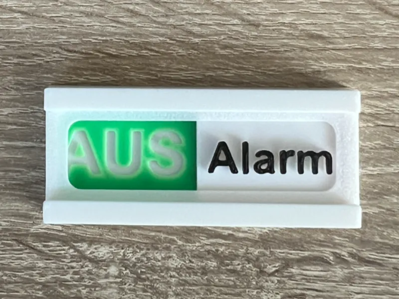 Schiebeschild Alarmanlage