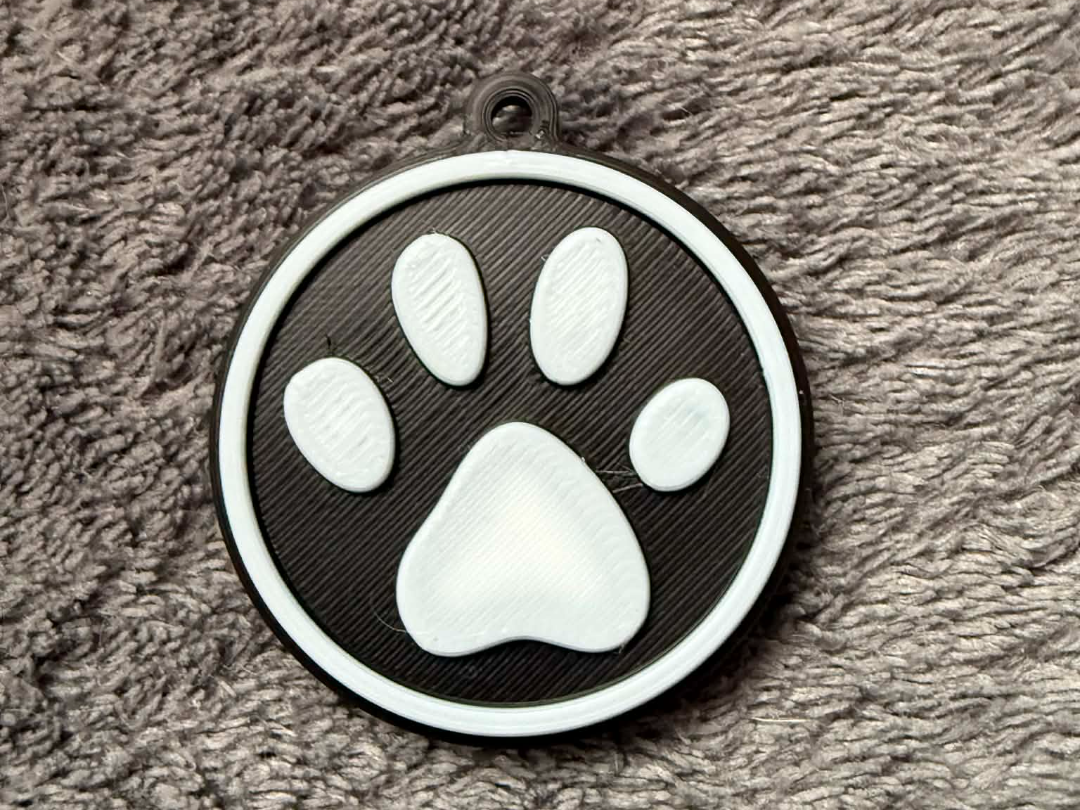 Cat's paw for neck or key chain, pendant