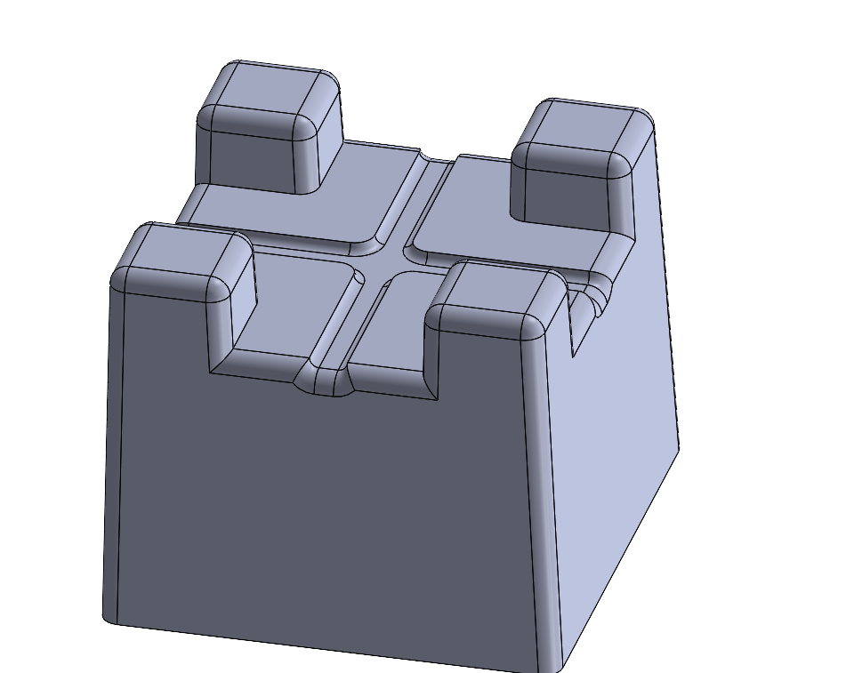Miniatura 2 do modelo 3D Concrete Deck Blocks Mold