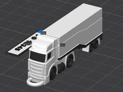 TRUCK keychain