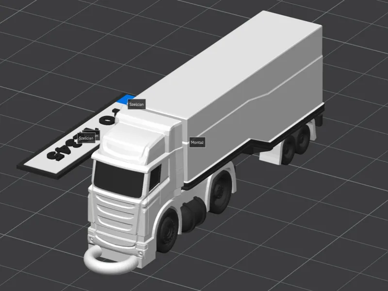 TRUCK keychain