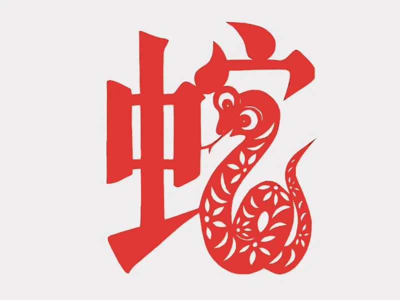 蛇年窗花（Snake Year Window Flower）