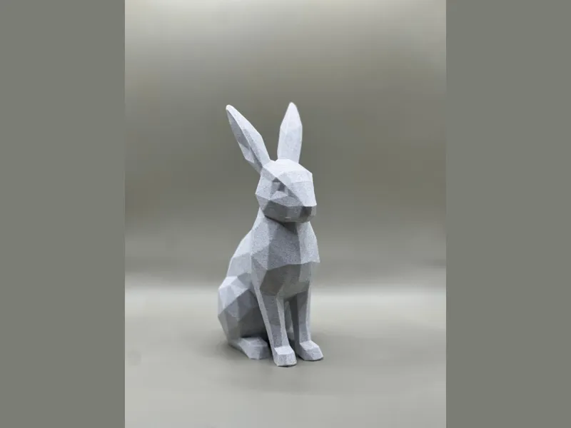 Easter bunny - low poly