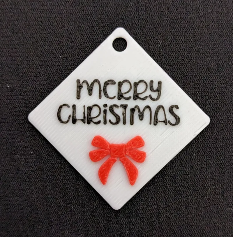 Merry Christmas Keytag