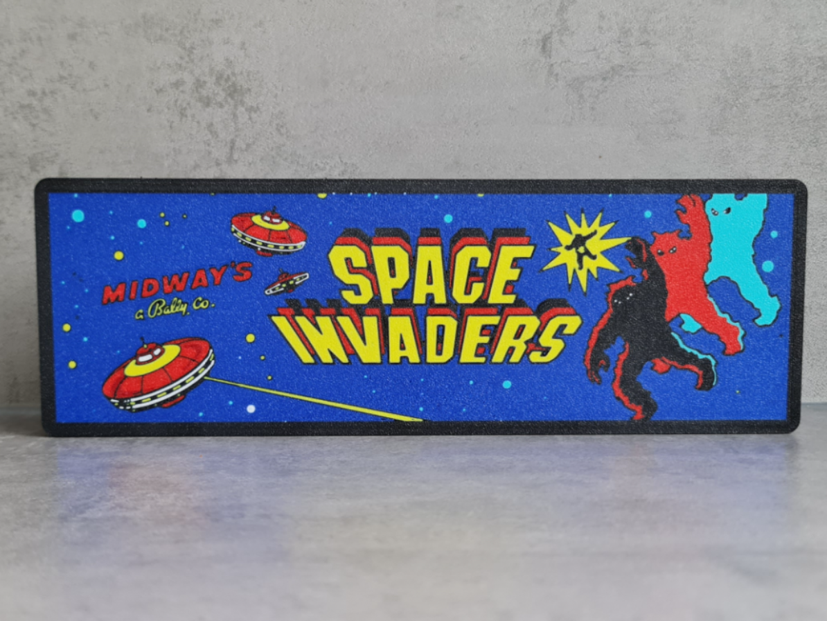 Space Invaders Marquee Logo / Sign 