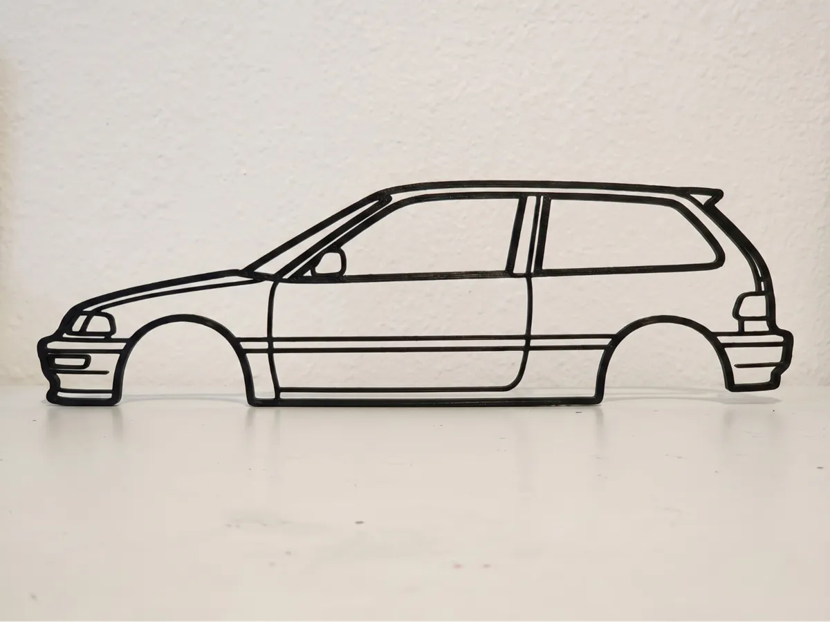 Décoration murale Honda Civic EF