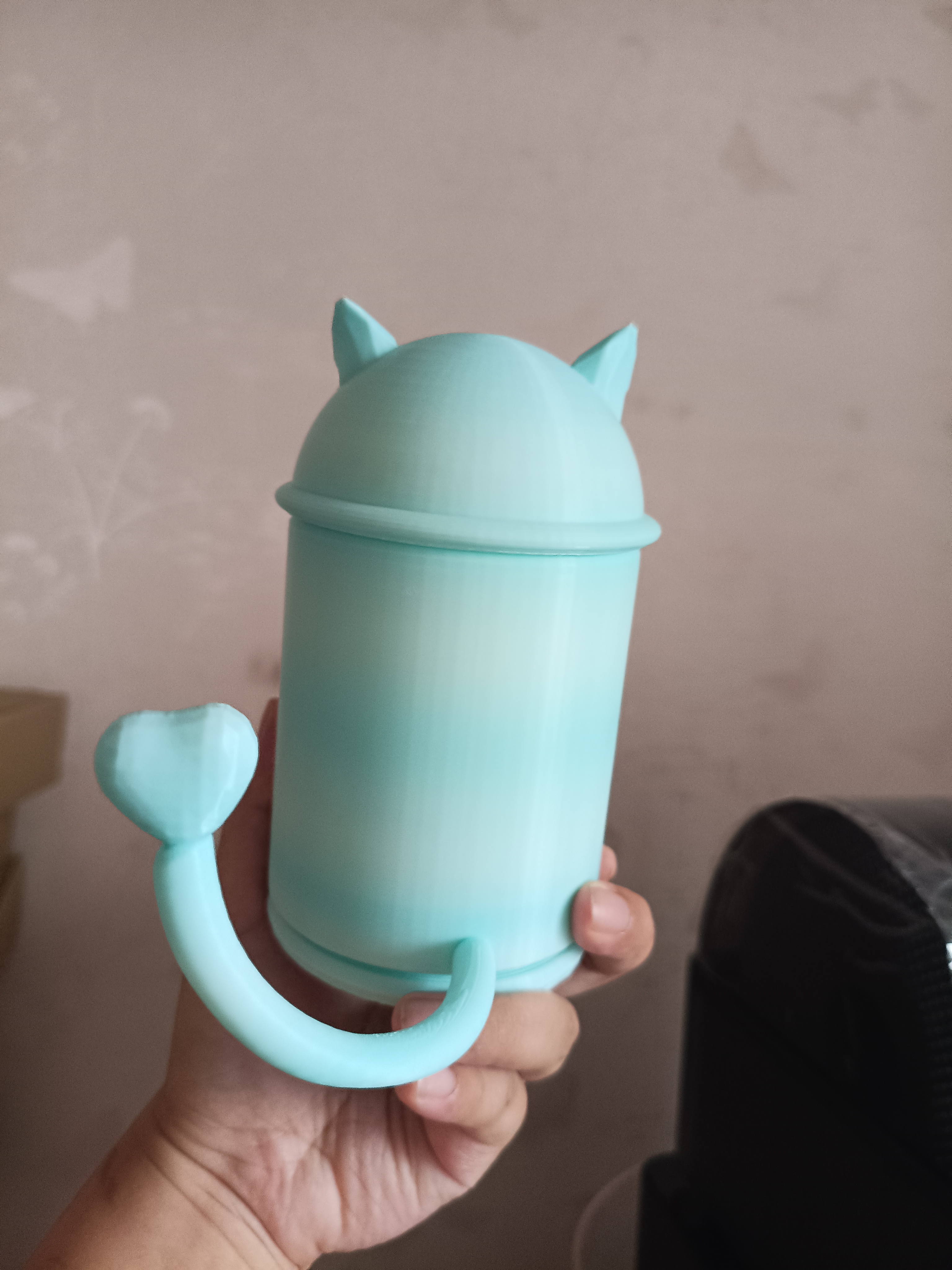 Miniatura 5 do modelo 3D 猫猫手办收纳台