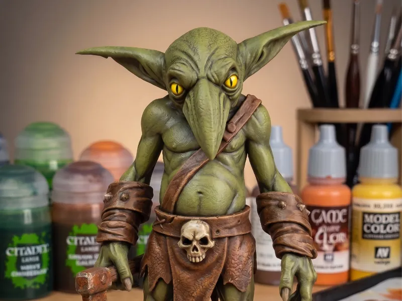 Goblin Warrior – Multi-Part FDM Printable Statue