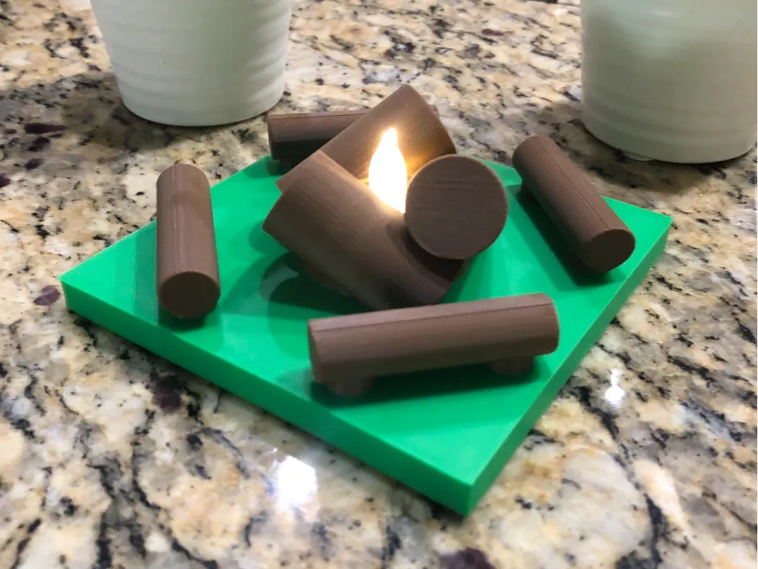 Tealight Campfire (NO AMS REQUIRED) by Random Games MakerWorld ...