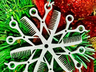 Ornament Scissors & Comb 