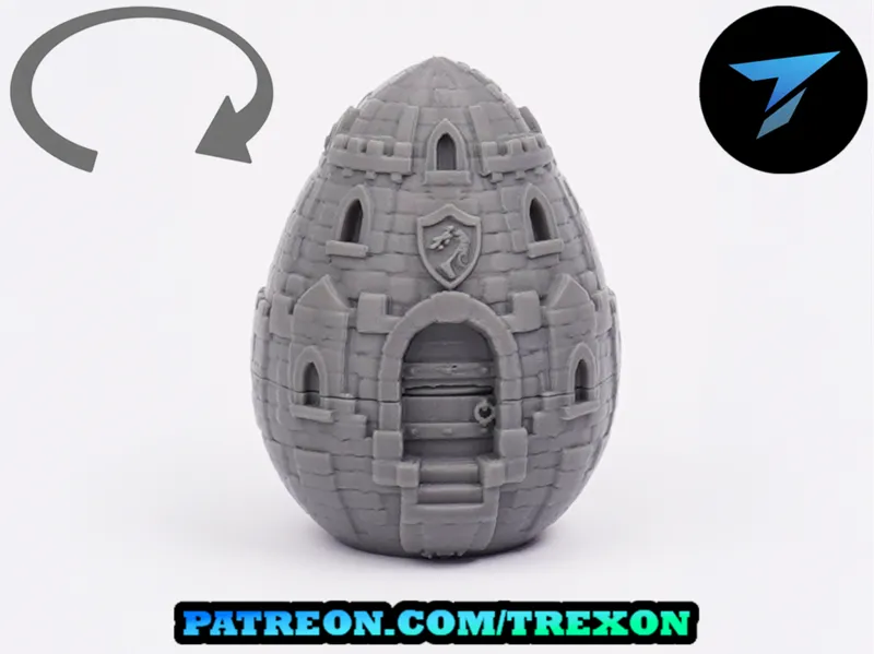 Brick Fortress Dragon Egg Box