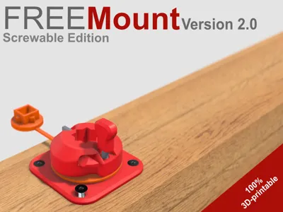 FREEMount Screwable Edition 100% printable