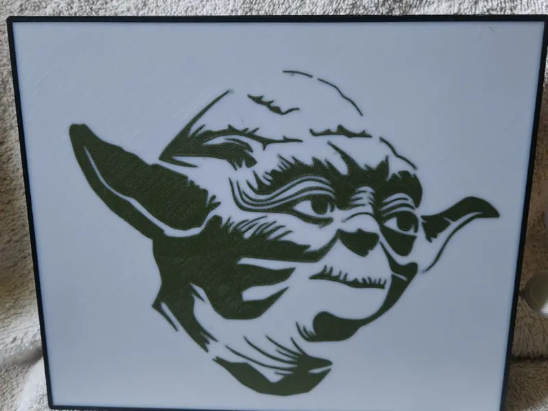 Yoda Head Lightbox